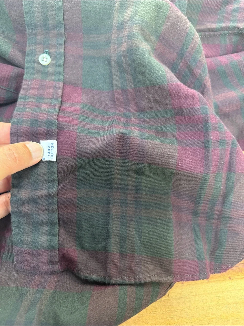 Polo by Ralph Lauren Men's Plaid Button-Down Shirt - Black & Burgundy
